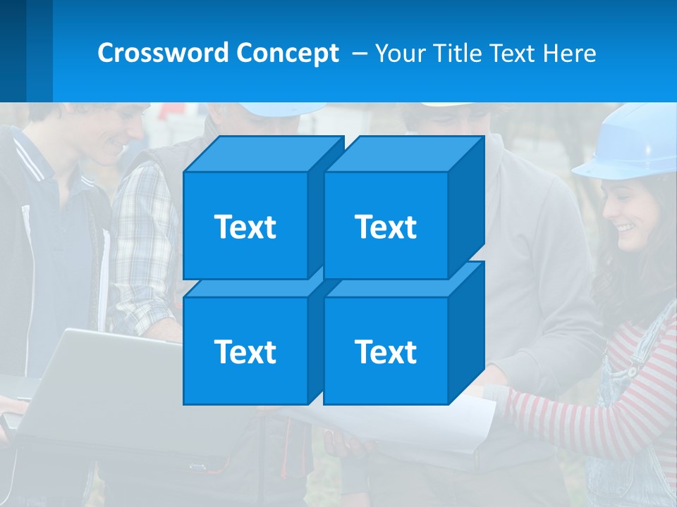 Outdoors Students Caucasian PowerPoint Template