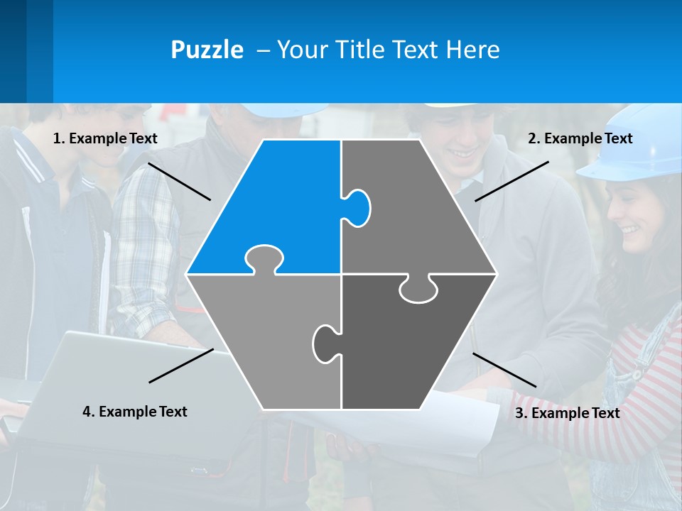 Outdoors Students Caucasian PowerPoint Template