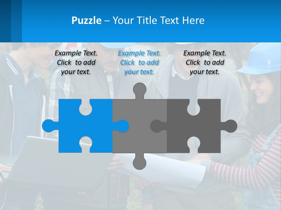 Outdoors Students Caucasian PowerPoint Template