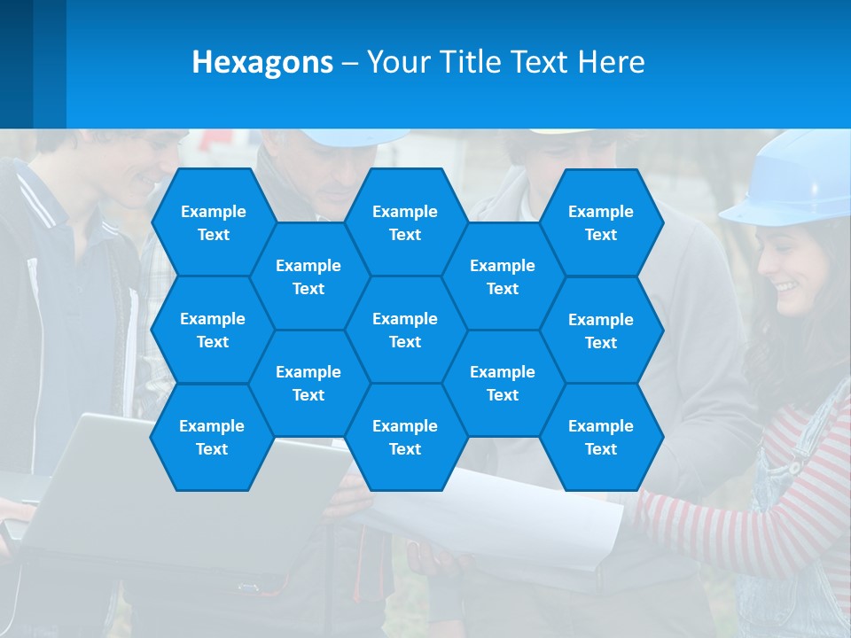 Outdoors Students Caucasian PowerPoint Template