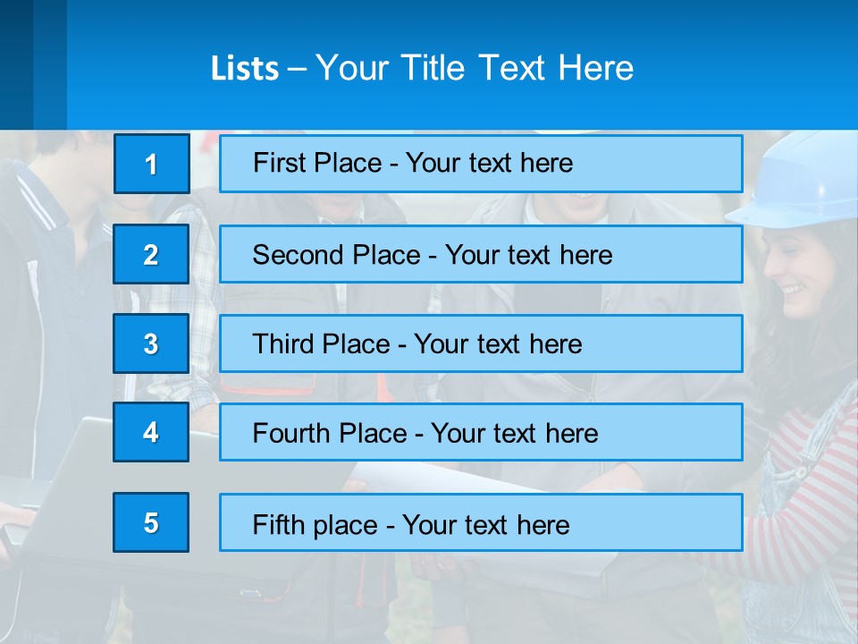 Outdoors Students Caucasian PowerPoint Template