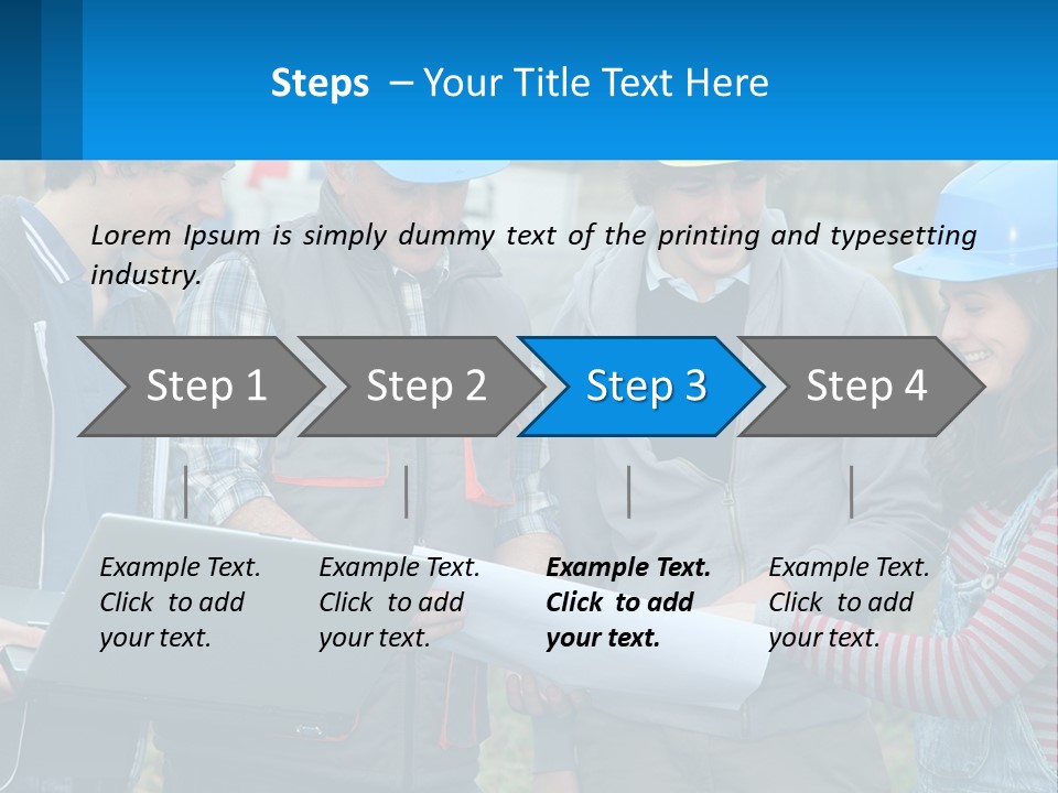 Outdoors Students Caucasian PowerPoint Template