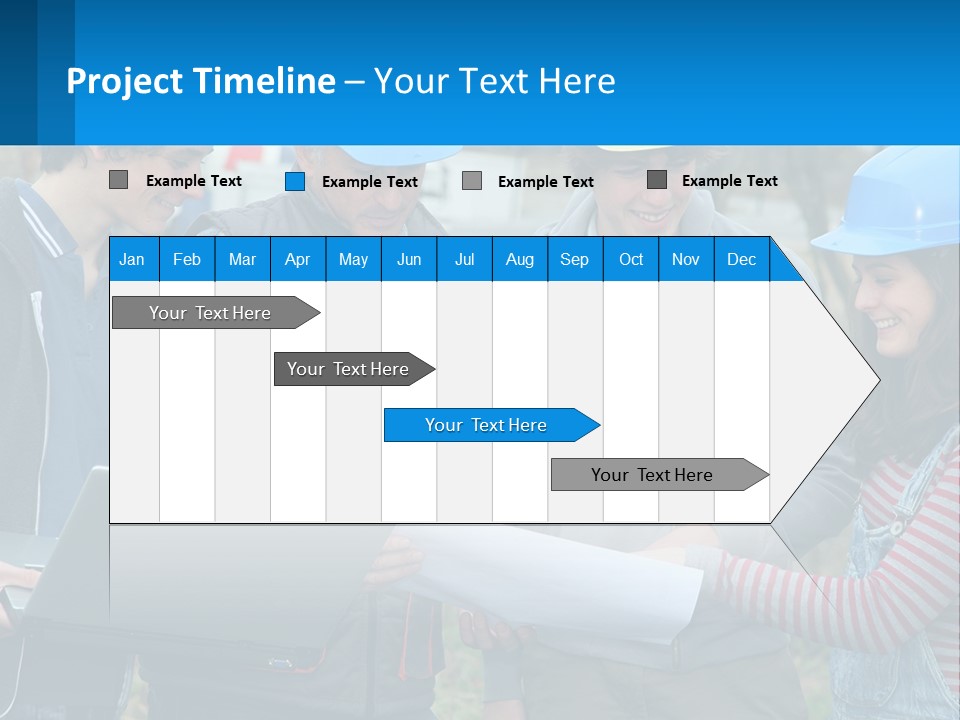 Outdoors Students Caucasian PowerPoint Template