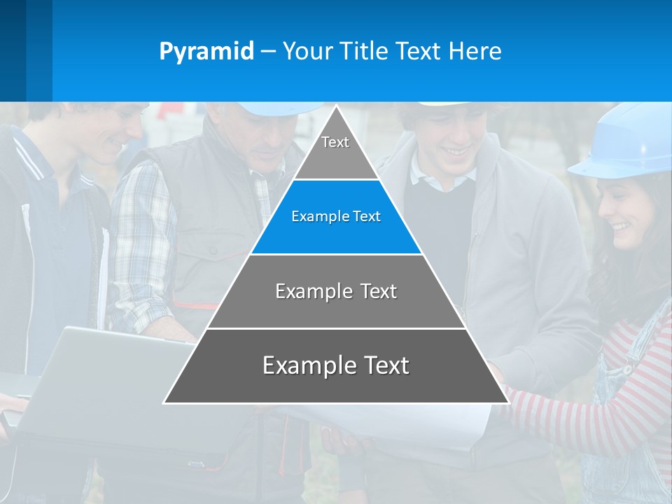 Outdoors Students Caucasian PowerPoint Template