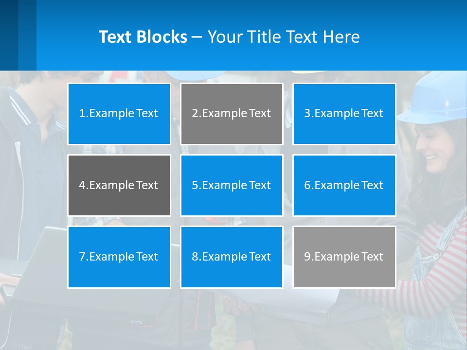 Outdoors Students Caucasian PowerPoint Template