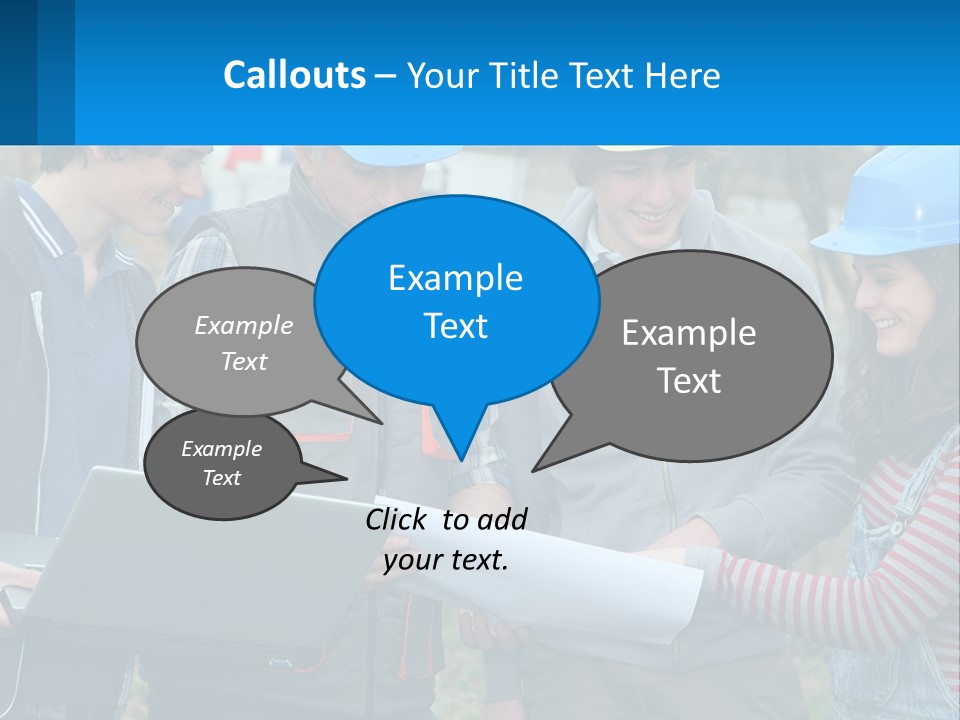 Outdoors Students Caucasian PowerPoint Template