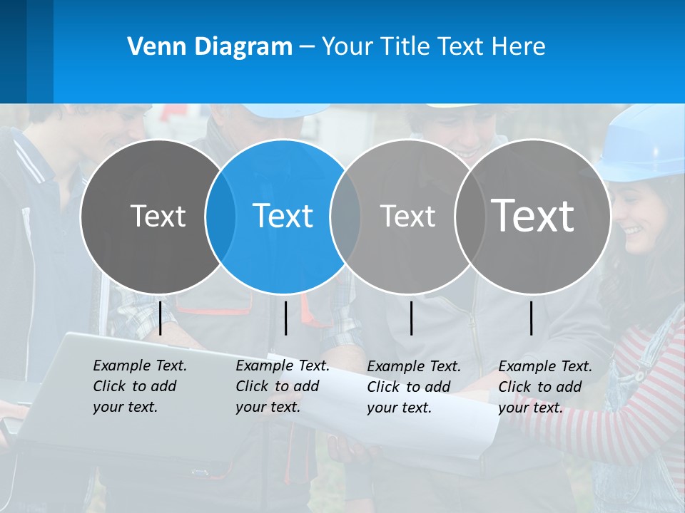 Outdoors Students Caucasian PowerPoint Template