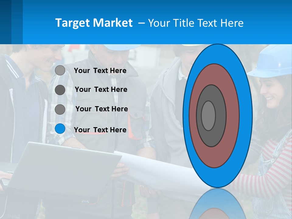 Outdoors Students Caucasian PowerPoint Template