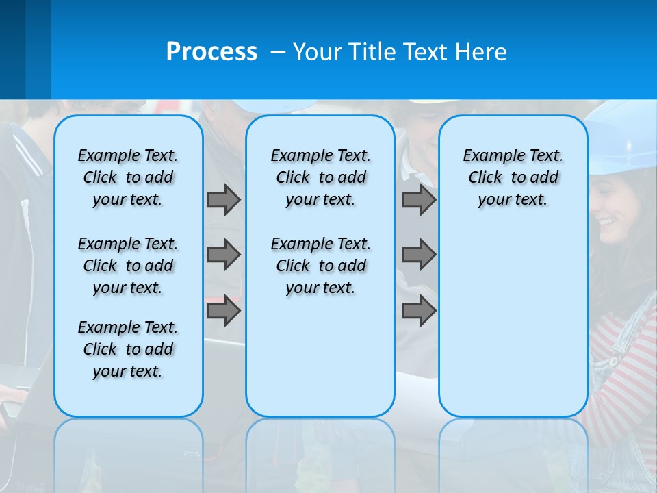 Outdoors Students Caucasian PowerPoint Template