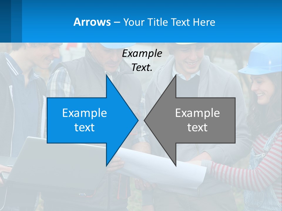 Outdoors Students Caucasian PowerPoint Template
