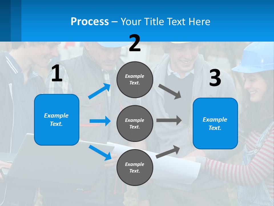 Outdoors Students Caucasian PowerPoint Template