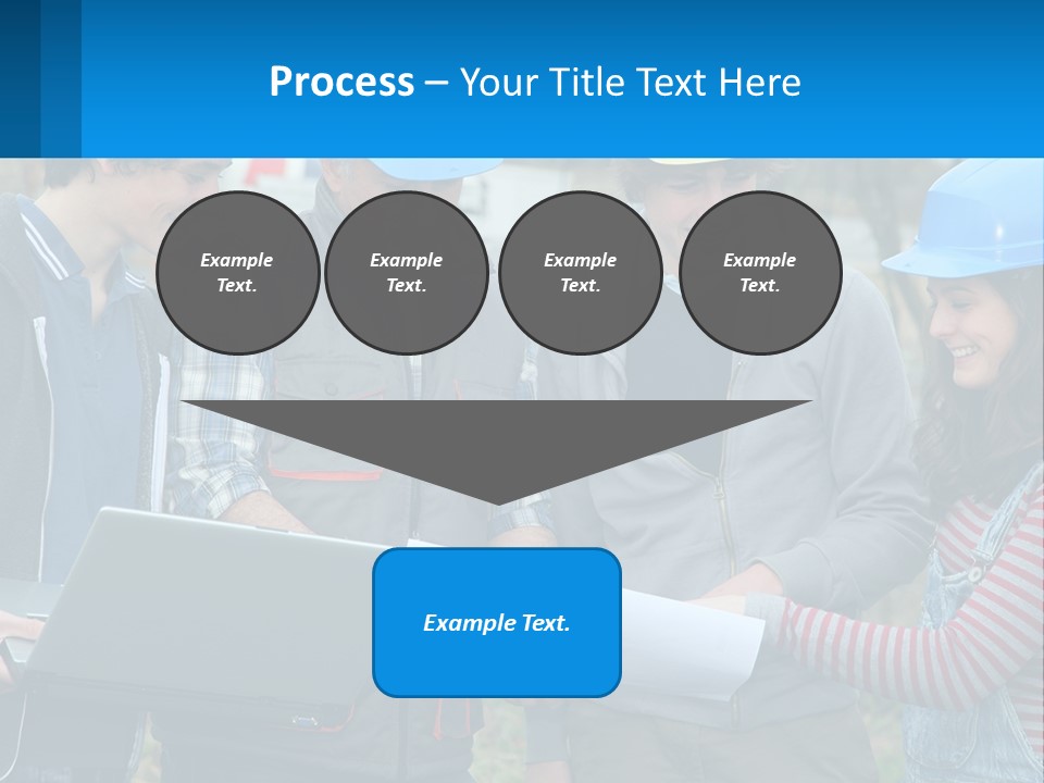 Outdoors Students Caucasian PowerPoint Template