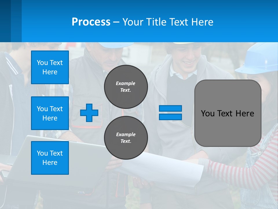 Outdoors Students Caucasian PowerPoint Template