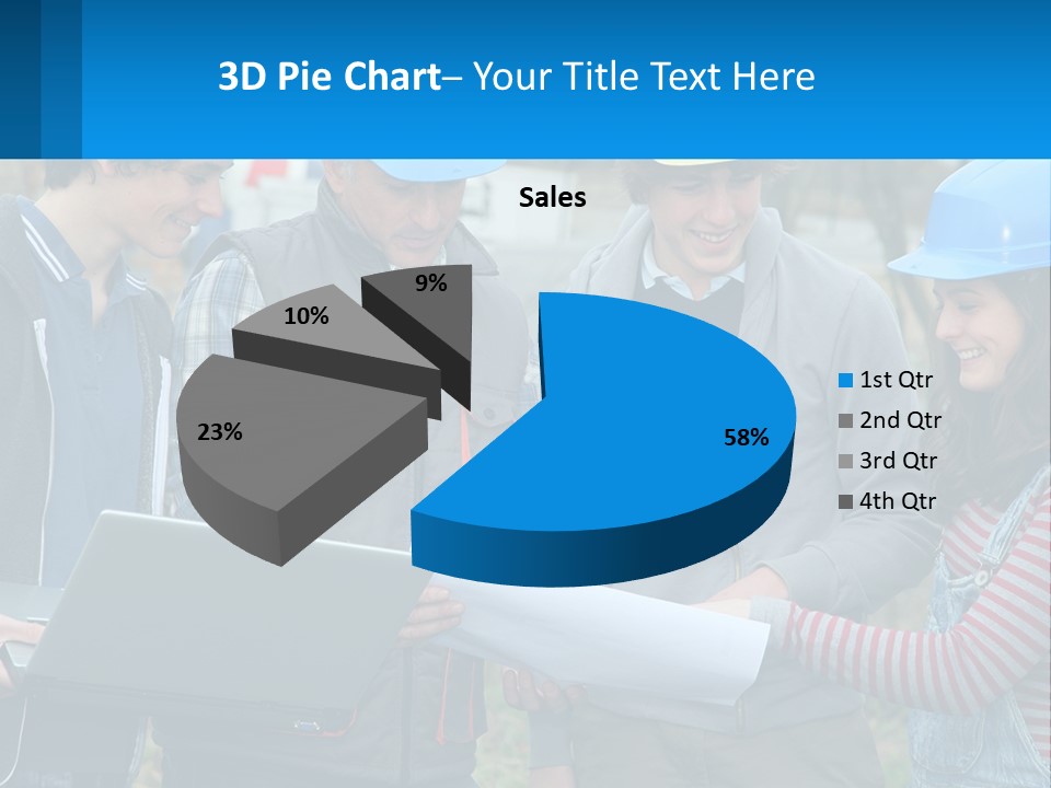 Outdoors Students Caucasian PowerPoint Template