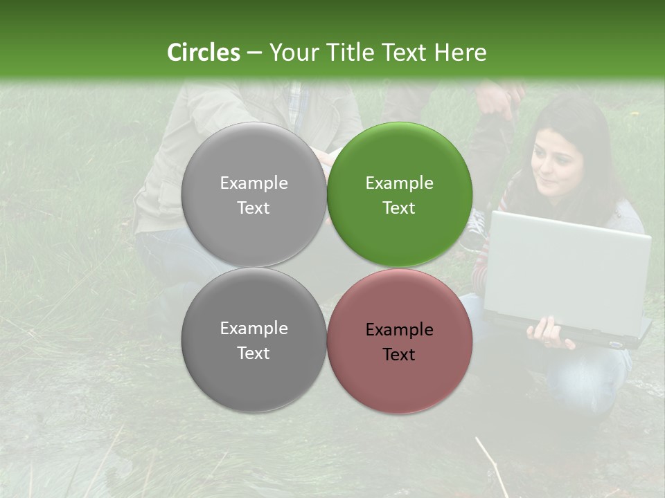 Aquatic Trainer Drinking PowerPoint Template