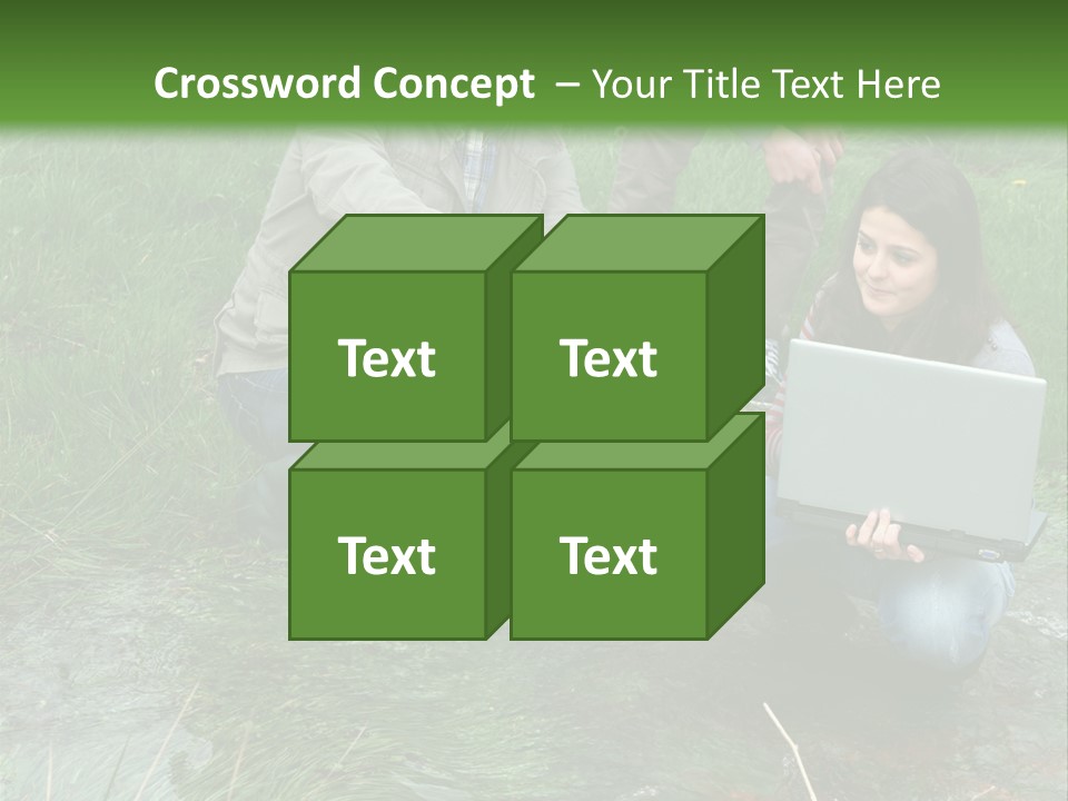 Aquatic Trainer Drinking PowerPoint Template
