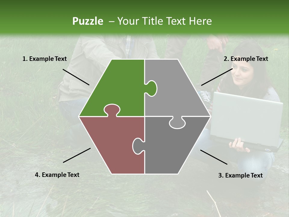 Aquatic Trainer Drinking PowerPoint Template