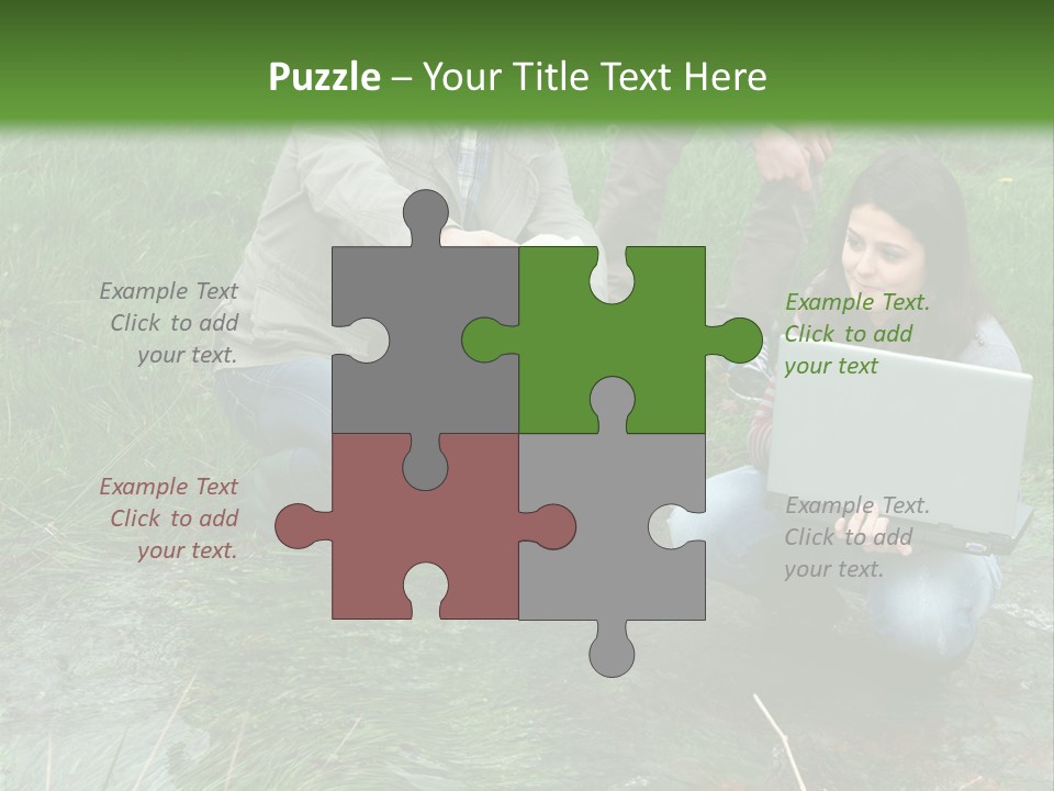 Aquatic Trainer Drinking PowerPoint Template