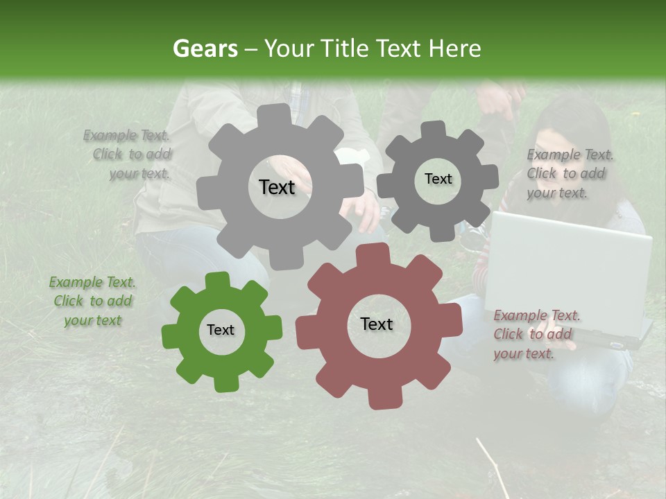 Aquatic Trainer Drinking PowerPoint Template