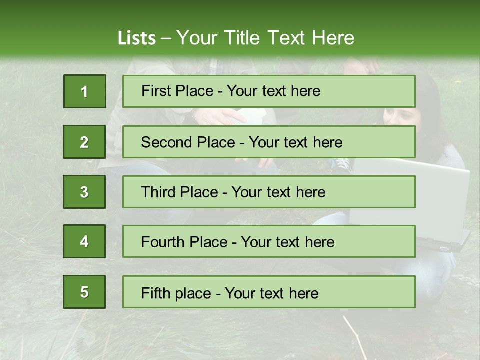 Aquatic Trainer Drinking PowerPoint Template