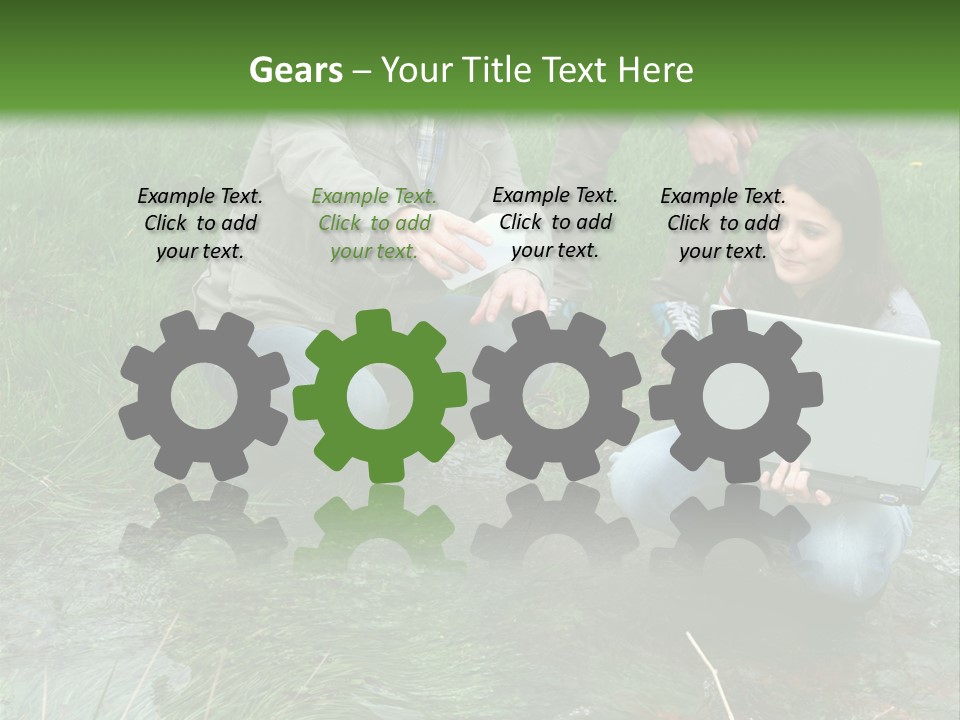 Aquatic Trainer Drinking PowerPoint Template