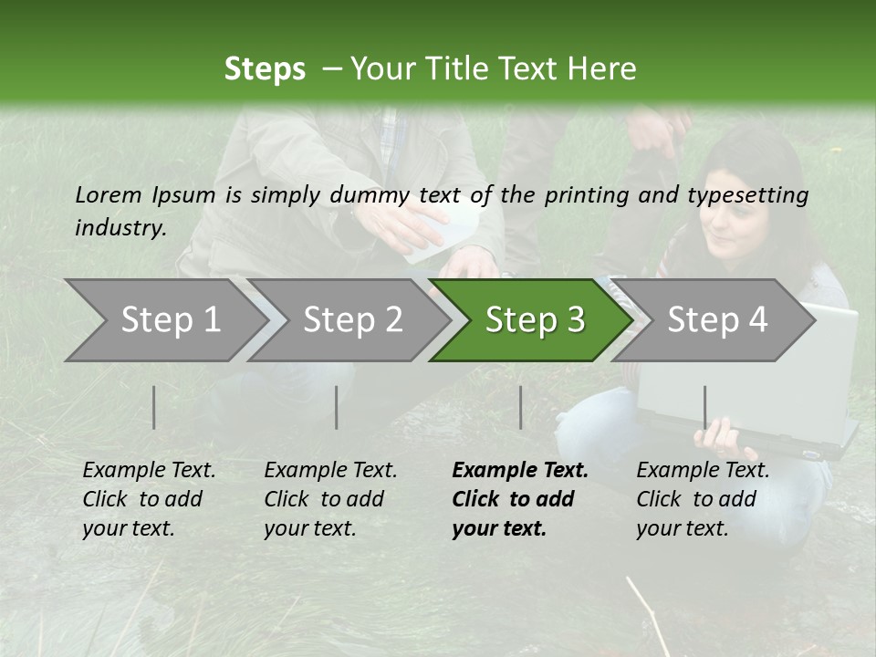 Aquatic Trainer Drinking PowerPoint Template