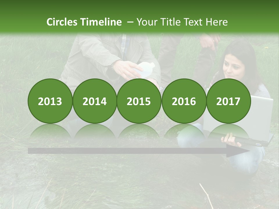 Aquatic Trainer Drinking PowerPoint Template