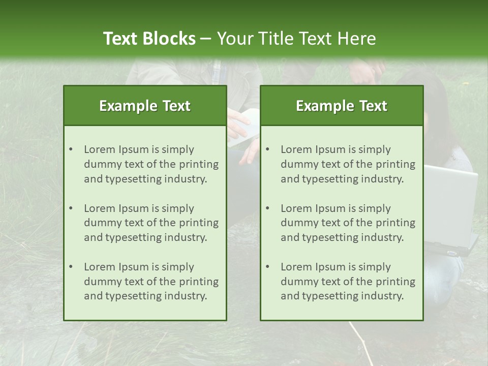 Aquatic Trainer Drinking PowerPoint Template