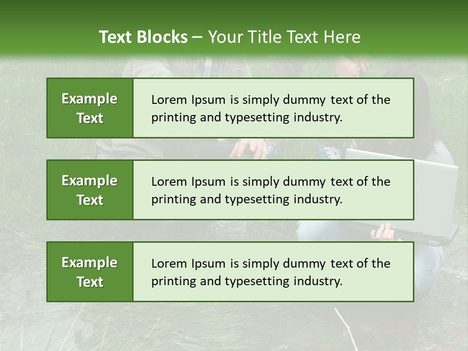 Aquatic Trainer Drinking PowerPoint Template