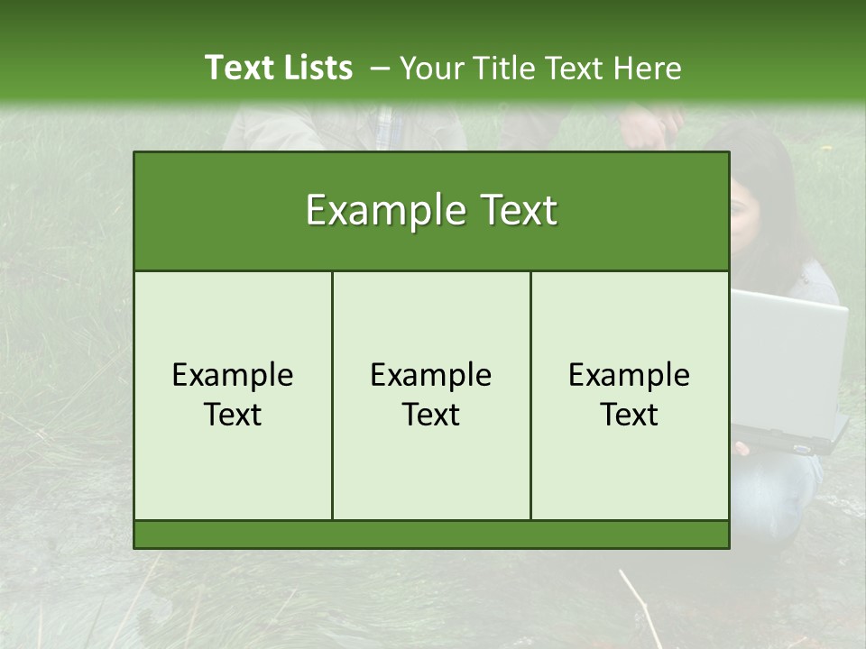 Aquatic Trainer Drinking PowerPoint Template
