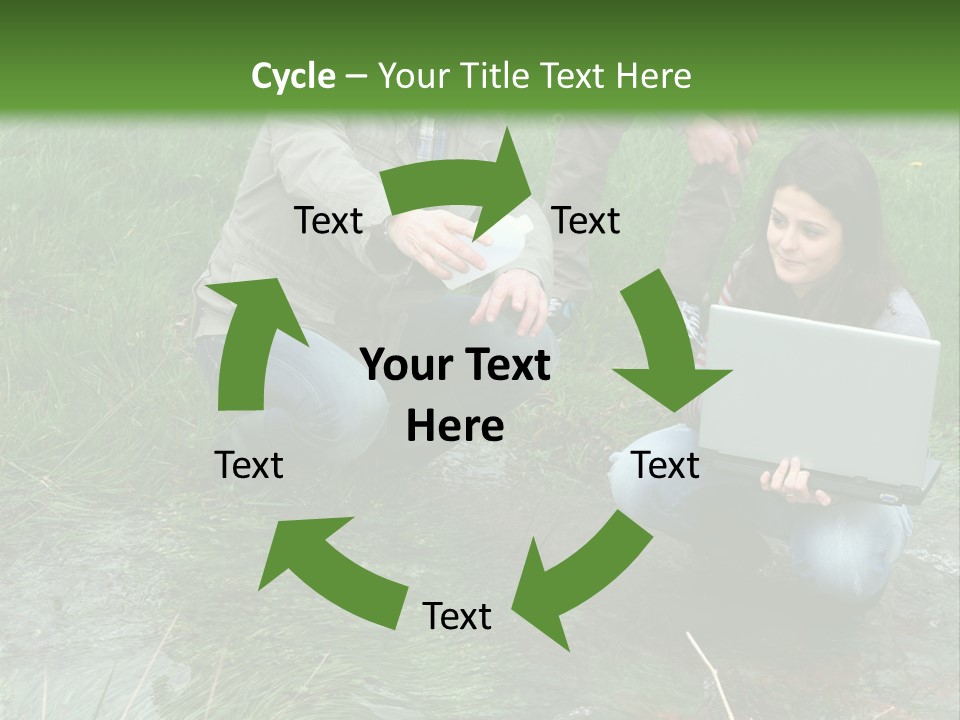 Aquatic Trainer Drinking PowerPoint Template