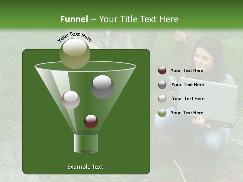 Aquatic Trainer Drinking PowerPoint Template