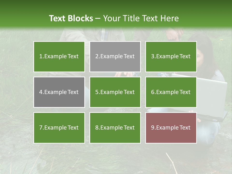 Aquatic Trainer Drinking PowerPoint Template