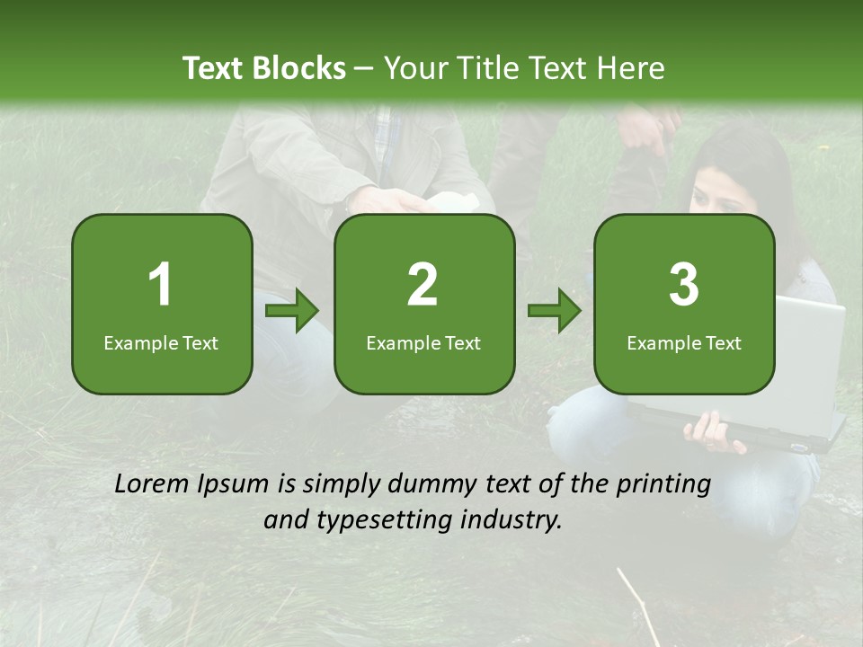 Aquatic Trainer Drinking PowerPoint Template