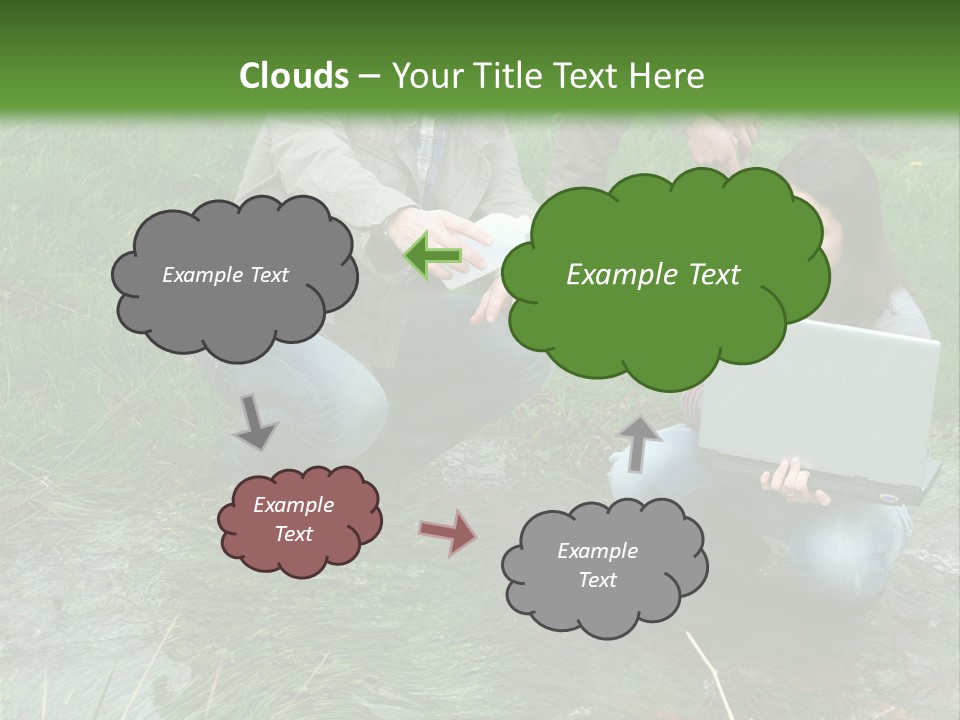 Aquatic Trainer Drinking PowerPoint Template