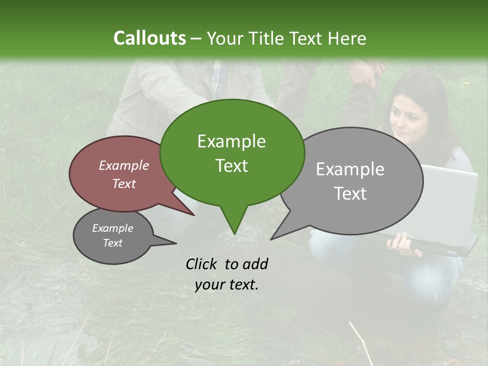 Aquatic Trainer Drinking PowerPoint Template