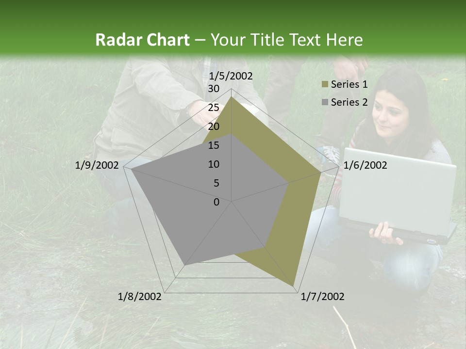 Aquatic Trainer Drinking PowerPoint Template