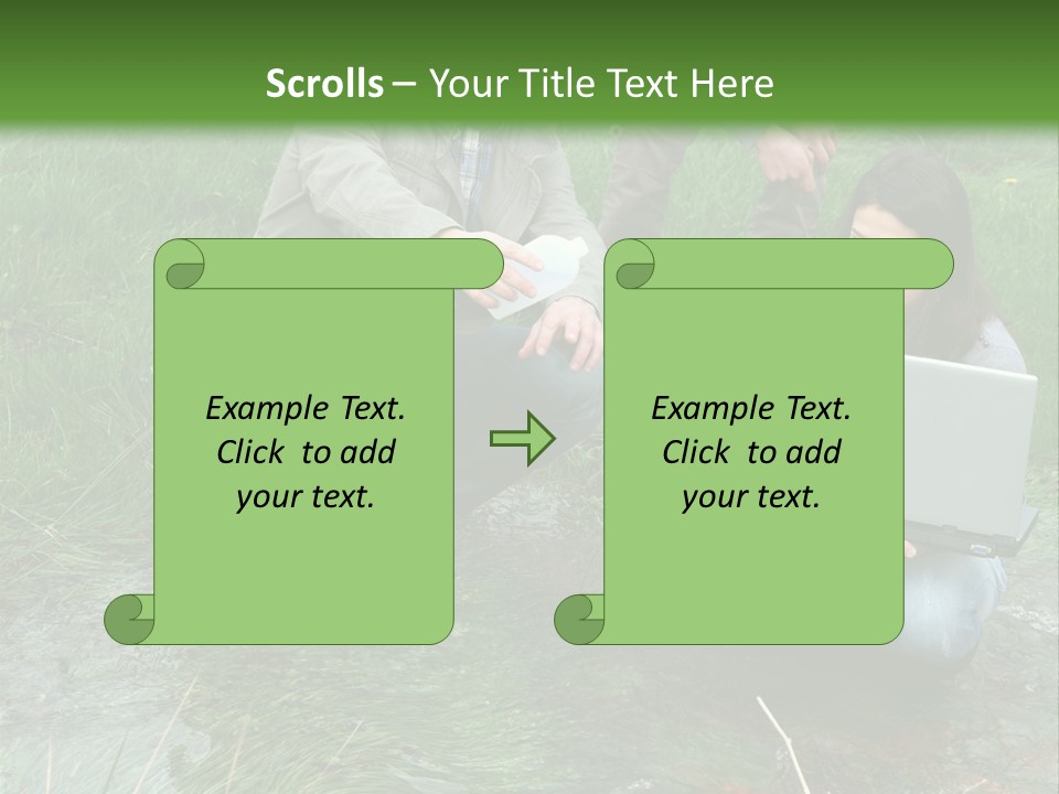 Aquatic Trainer Drinking PowerPoint Template