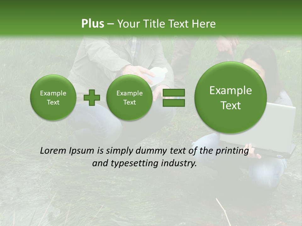 Aquatic Trainer Drinking PowerPoint Template