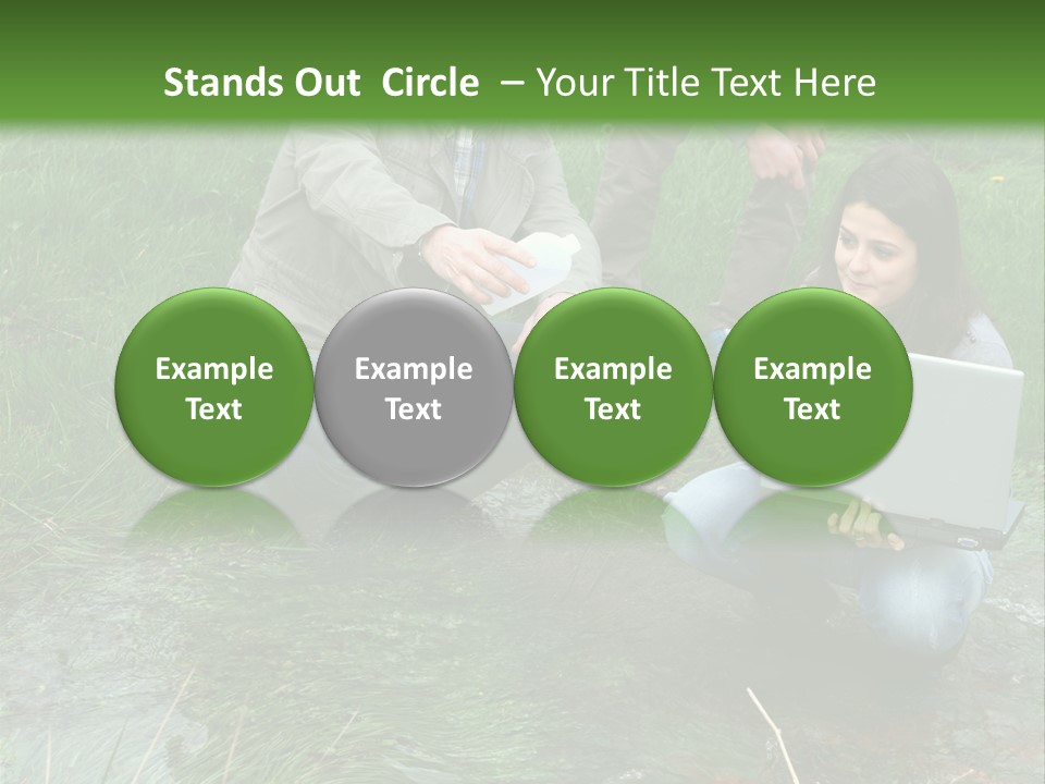 Aquatic Trainer Drinking PowerPoint Template