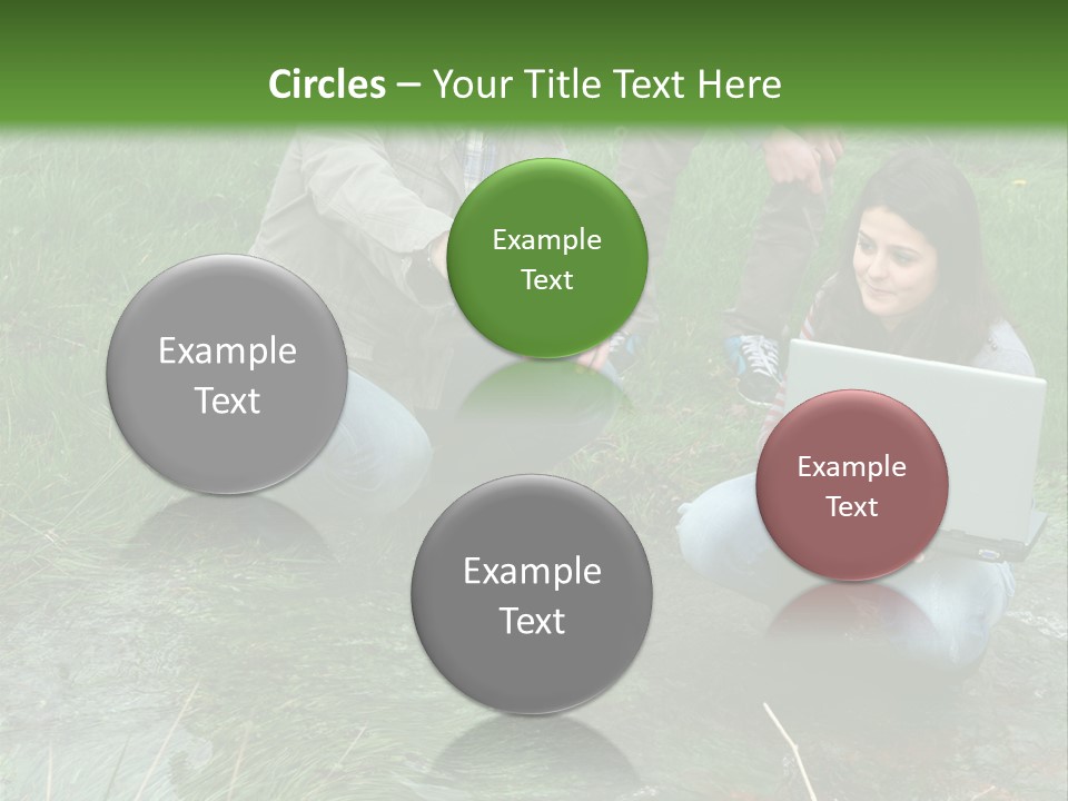 Aquatic Trainer Drinking PowerPoint Template