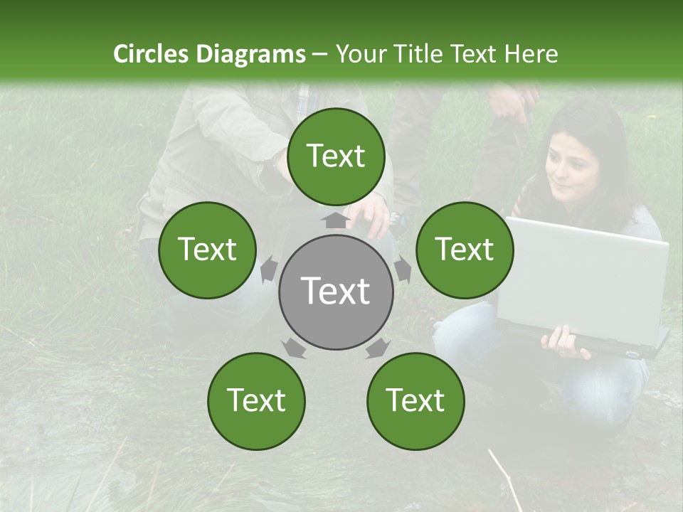 Aquatic Trainer Drinking PowerPoint Template