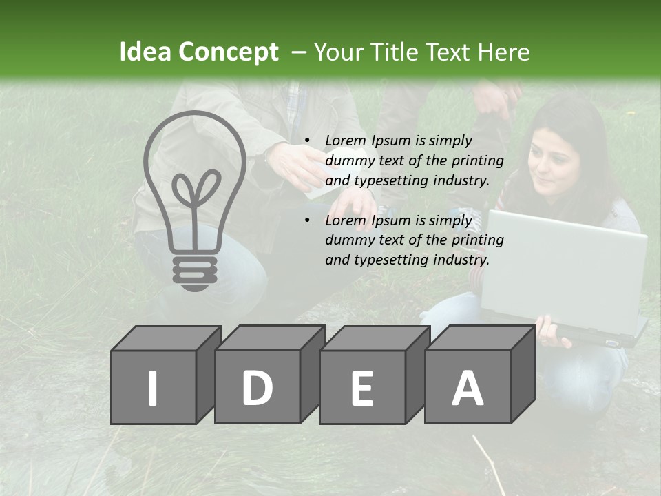 Aquatic Trainer Drinking PowerPoint Template