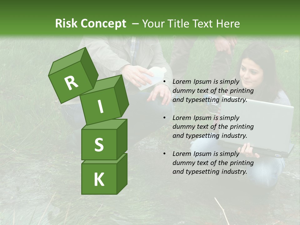 Aquatic Trainer Drinking PowerPoint Template