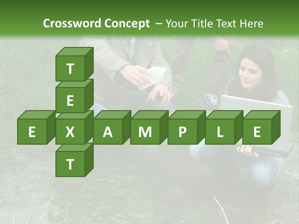 Aquatic Trainer Drinking PowerPoint Template