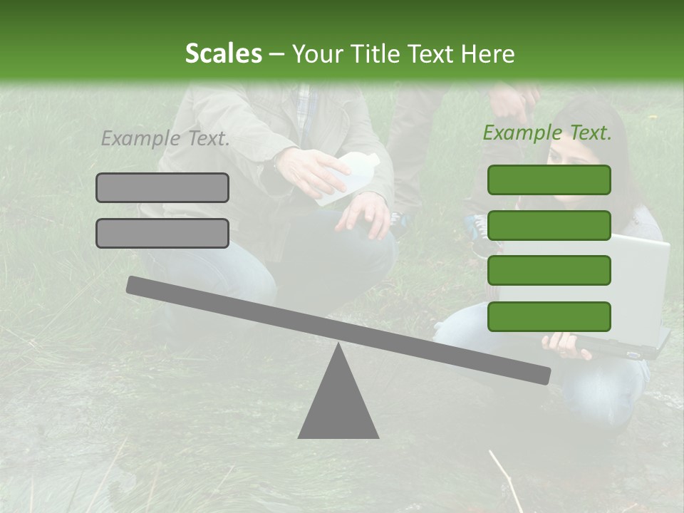 Aquatic Trainer Drinking PowerPoint Template