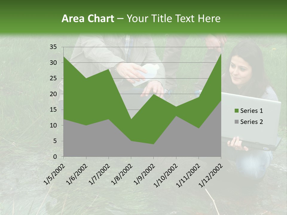 Aquatic Trainer Drinking PowerPoint Template