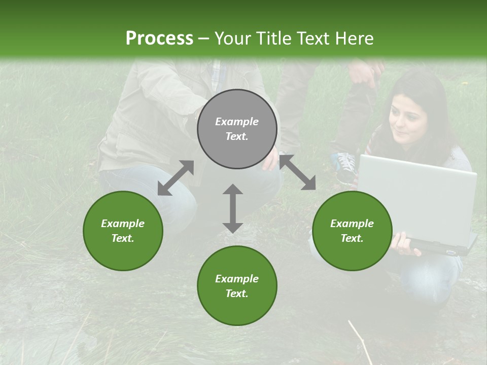 Aquatic Trainer Drinking PowerPoint Template