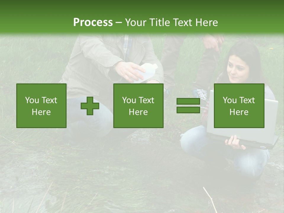 Aquatic Trainer Drinking PowerPoint Template