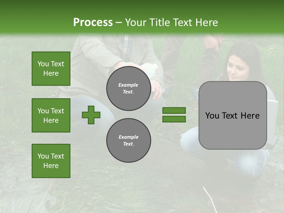 Aquatic Trainer Drinking PowerPoint Template